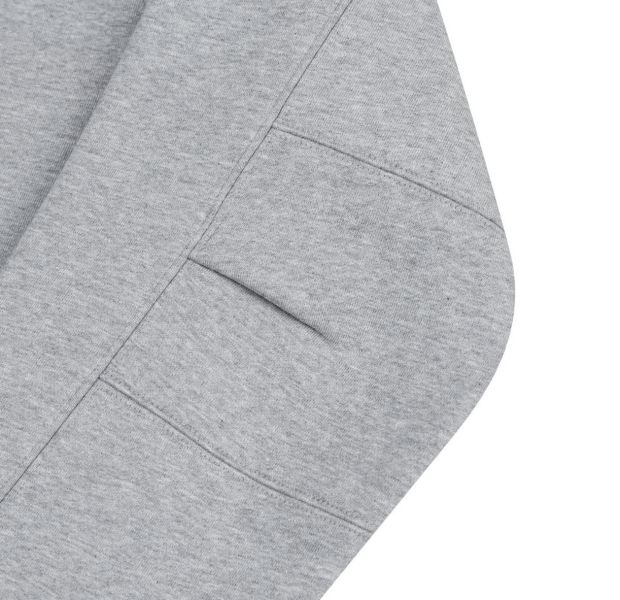 男裝-簡約素面刷毛帽T 