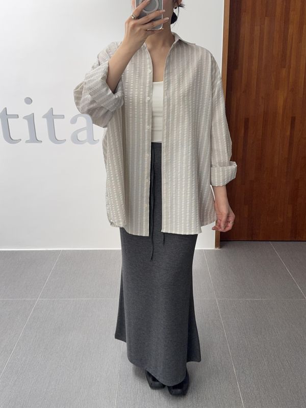 不經意的時髦高級感襯衫 