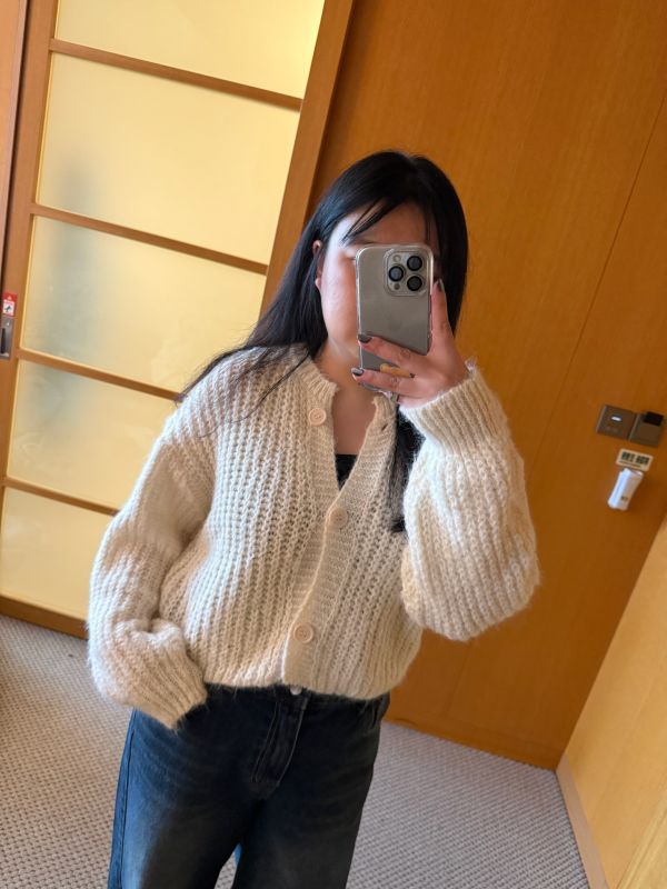 浪漫針織開襟衫 