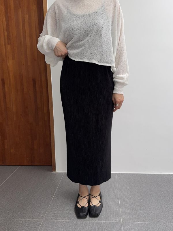 顯瘦舒服皺皺裙 