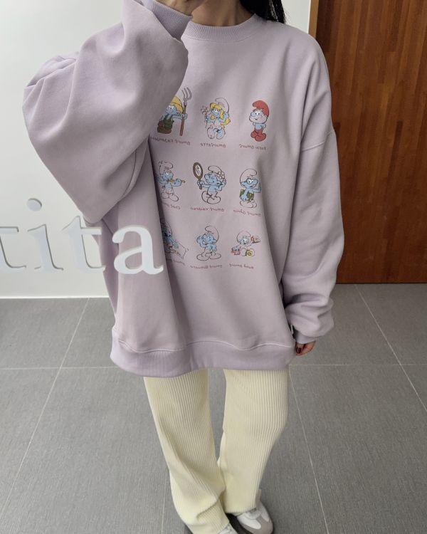 超Q藍色小精靈大學T 