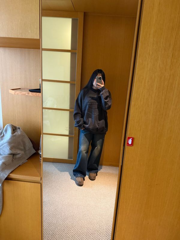 小幫手的百搭寬牛仔褲S-XL 