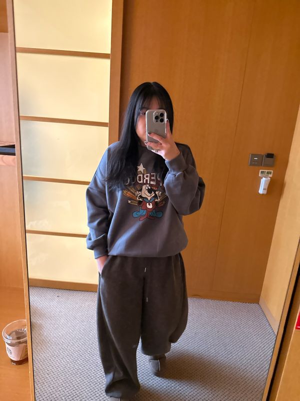 superdog!寬鬆大學T 