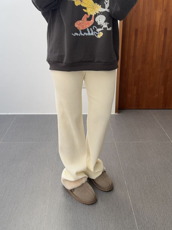 鳥仔腳絨面舒服褲 