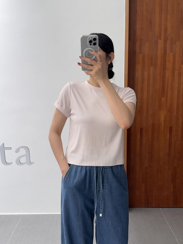 顏色美美的簡約短T 