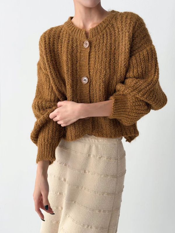 浪漫針織開襟衫 