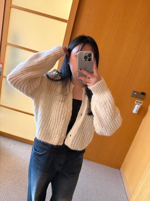 浪漫針織開襟衫 