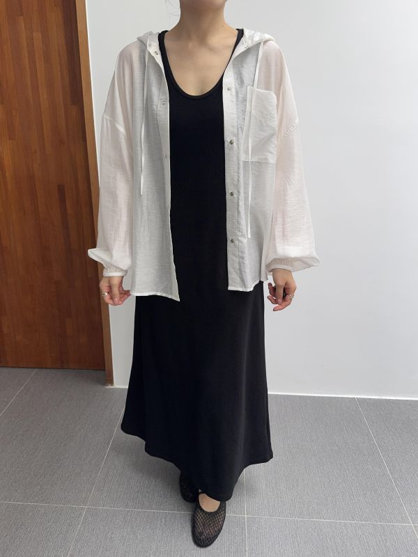 百搭U領背心連身裙 