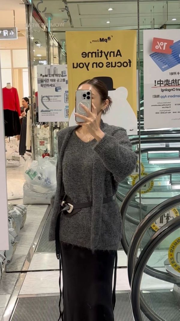 /現貨/高級質感披肩羊毛衣 