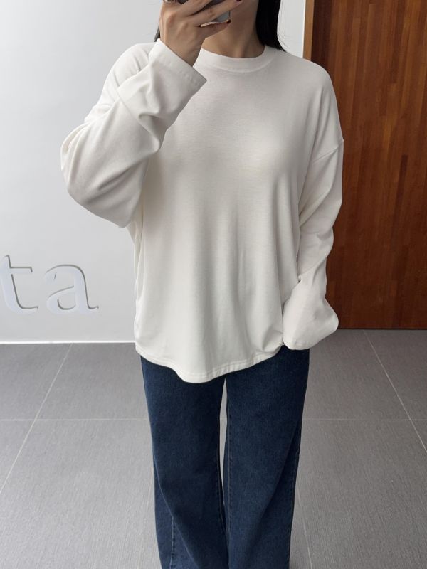 /現貨/衣櫃必囤素面黑白T 