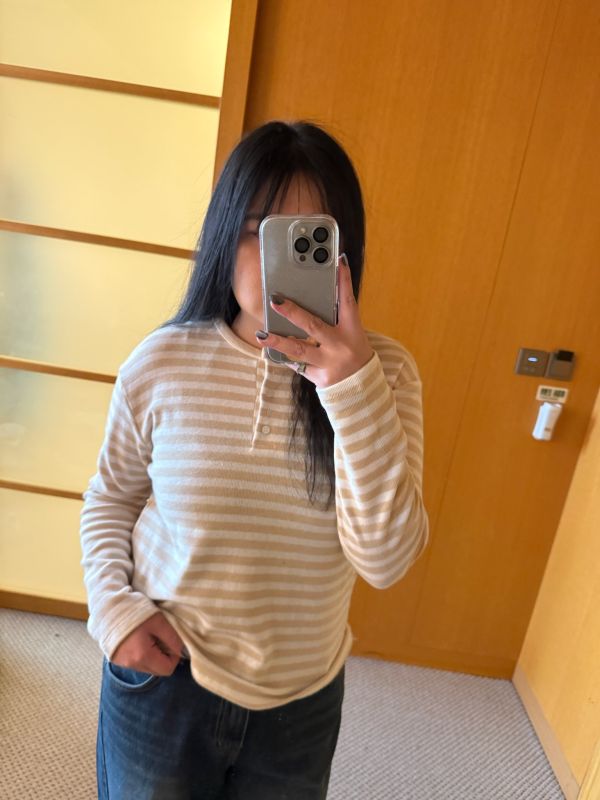 簡約舒服條紋上衣 