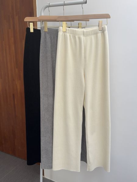 鳥仔腳絨面舒服褲 