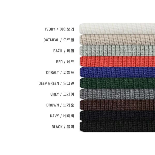 男裝-拉鏈翻領針織上衣 