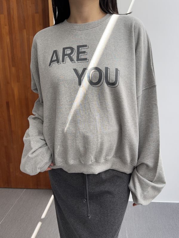 Are you寬鬆百搭大學T 
