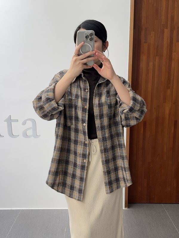 特別好看的格紋襯衫 