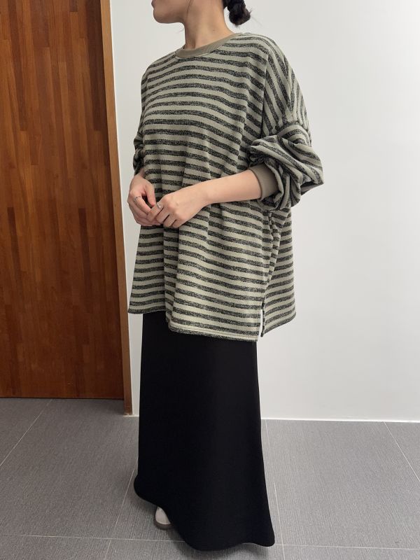 最喜歡的休閒寬鬆條紋T 