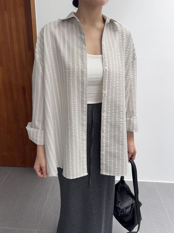 不經意的時髦高級感襯衫 