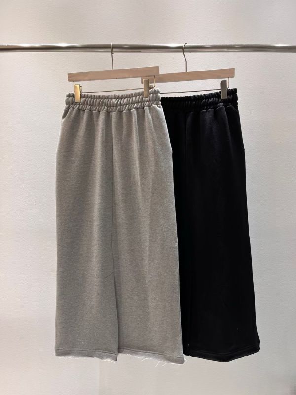 低調休閒內刷毛棉長裙 