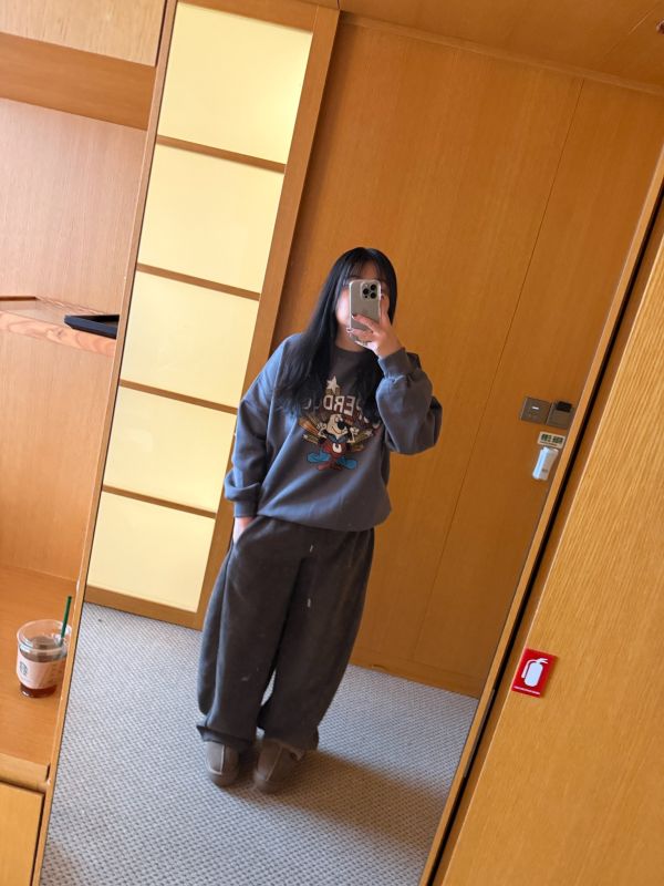 superdog!寬鬆大學T 