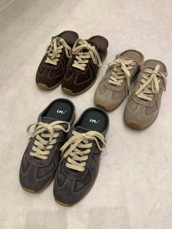 秋冬色系質感懶人鞋 