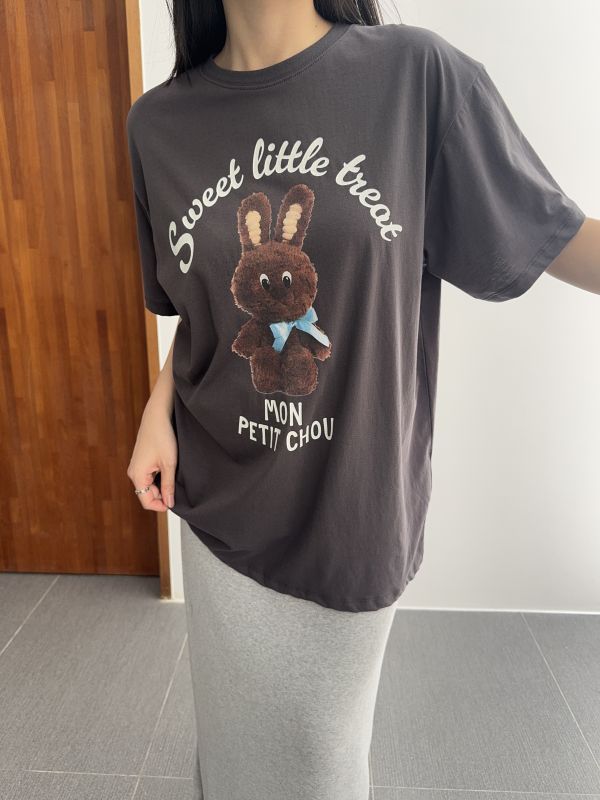 /現貨/可愛兔娃娃舒服短T 