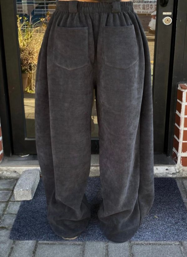 暖呼呼絨面刷毛舒服褲 