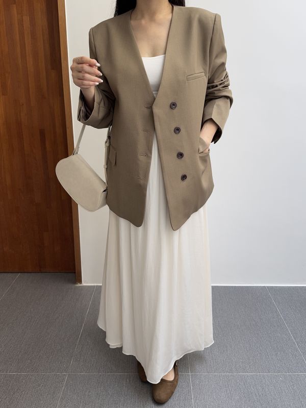 /現貨/休閒仙女飄逸長裙 