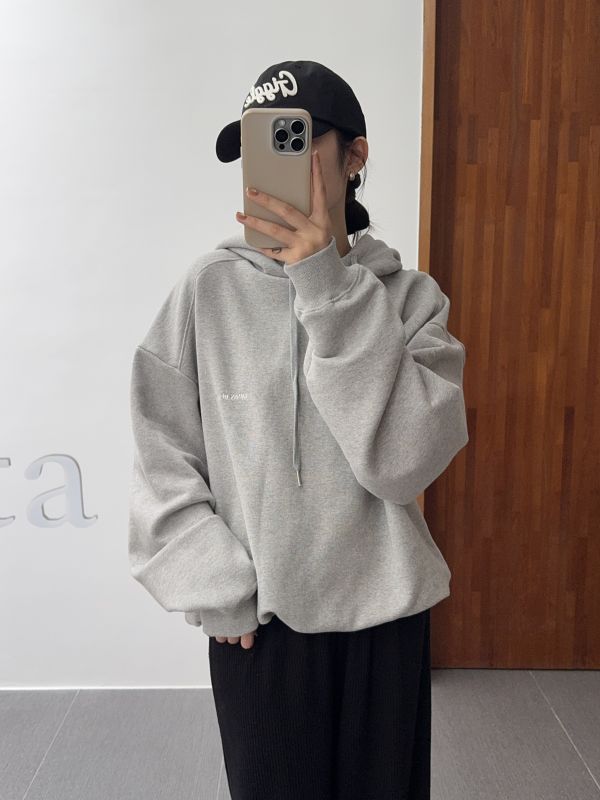 最美低調質感連帽大學T 