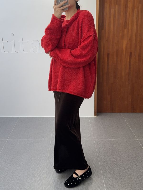 滿滿小愛心絨面瑪莉珍鞋 