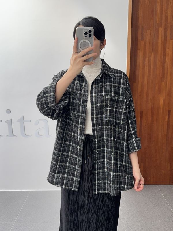 特別好看的格紋襯衫 