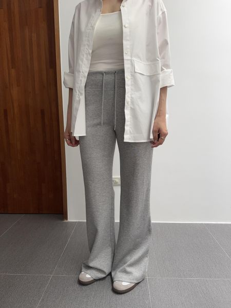 小喇叭顯腿長棉褲 