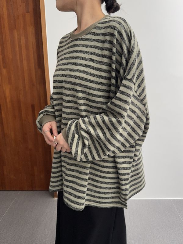 最喜歡的休閒寬鬆條紋T 