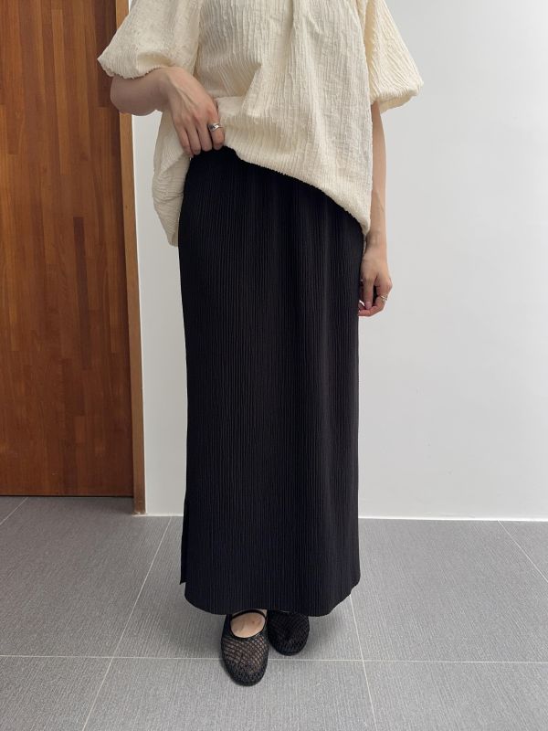 坑紋兩側開岔百搭裙 