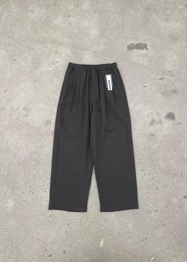 (男裝)棉麻休閒長褲 