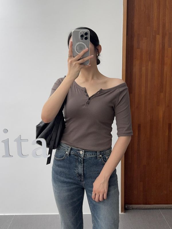 氣質兩穿舒服T 