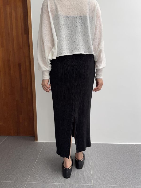 顯瘦舒服皺皺裙 