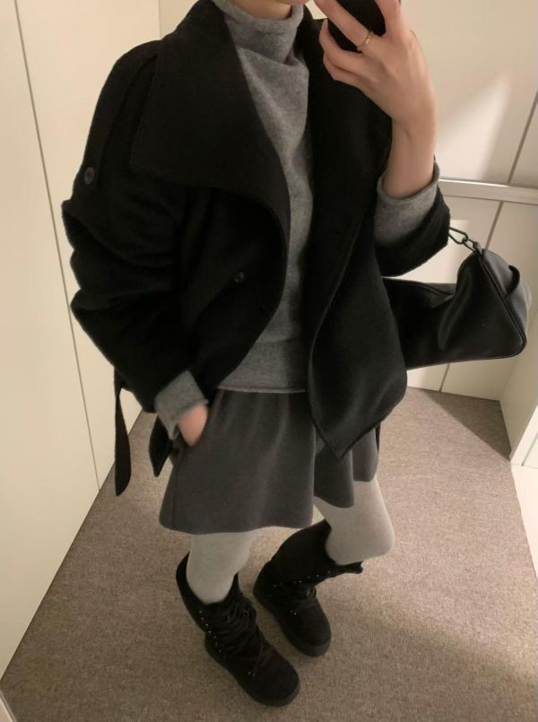 冬天的修身短褲 