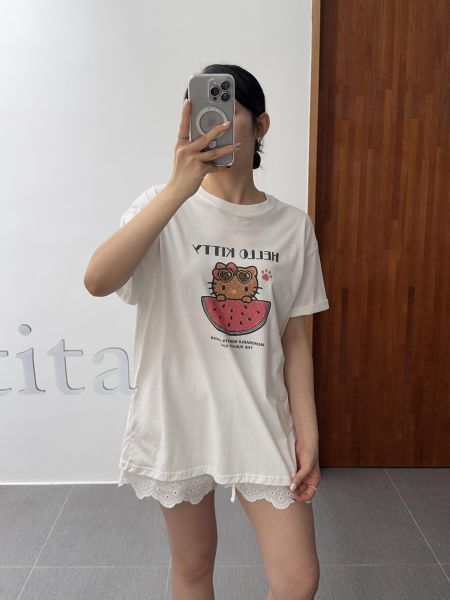 烤焦hello kitty短 