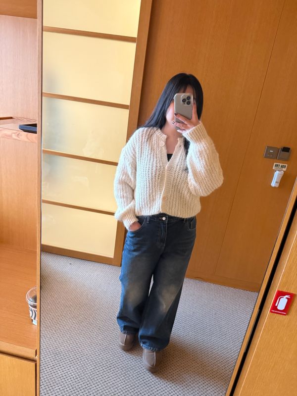 浪漫針織開襟衫 