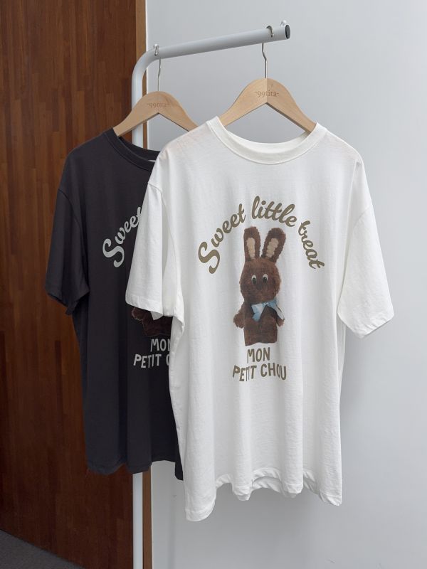 /現貨/可愛兔娃娃舒服短T 