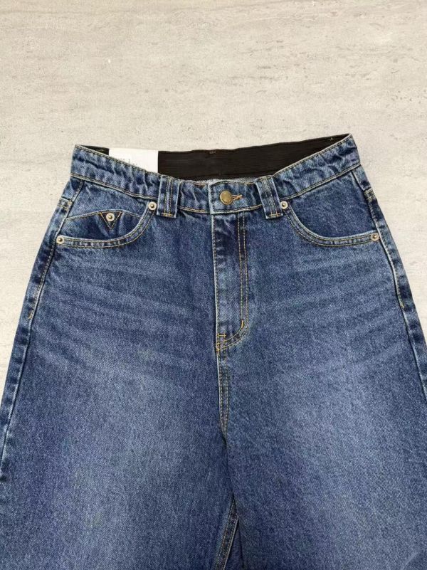 高個小個寬直筒牛仔褲 