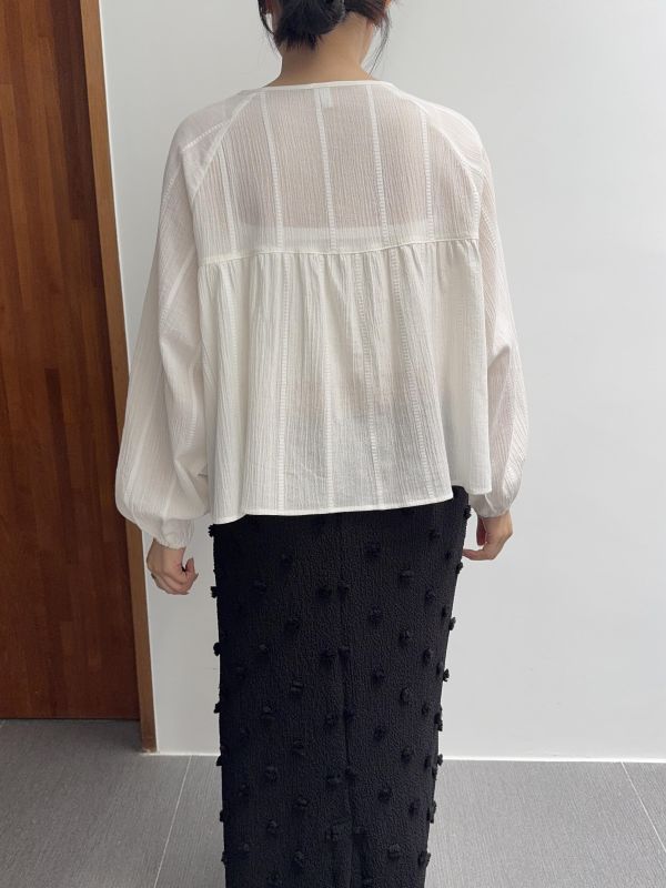 優雅純白綁繩仙女衣 