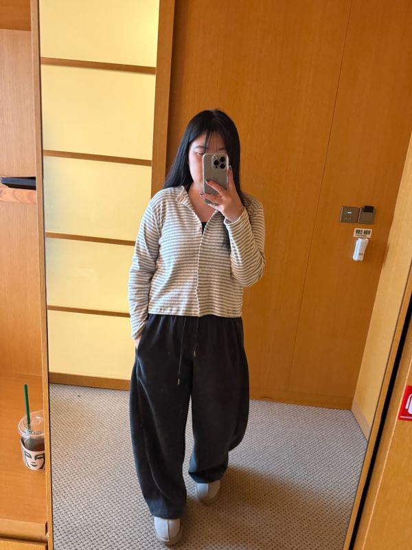 暖呼呼絨面刷毛舒服褲 