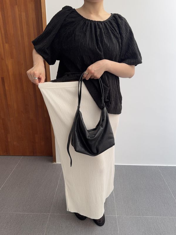 坑紋兩側開岔百搭裙 