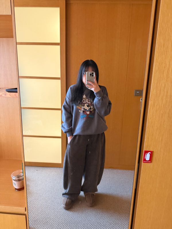 superdog!寬鬆大學T 