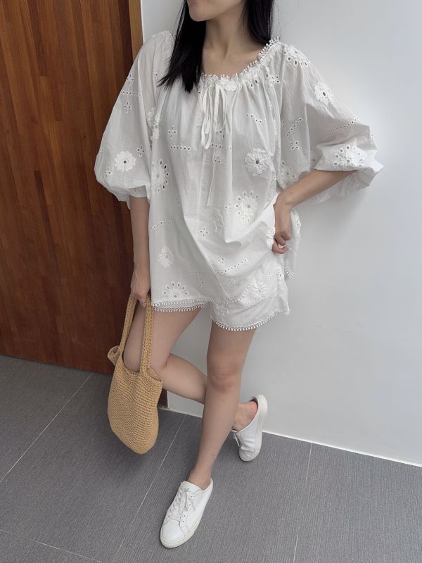 仙女純白氣質套裝 