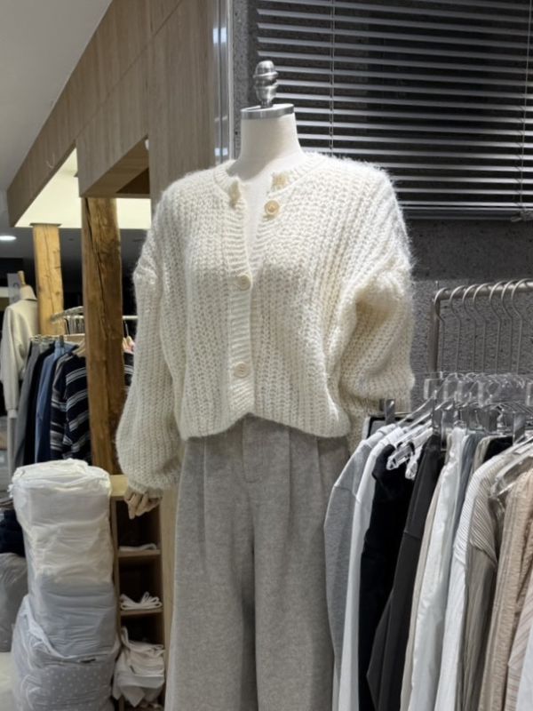 浪漫針織開襟衫 