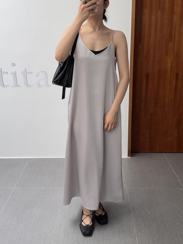 細肩氣質緞面ops 