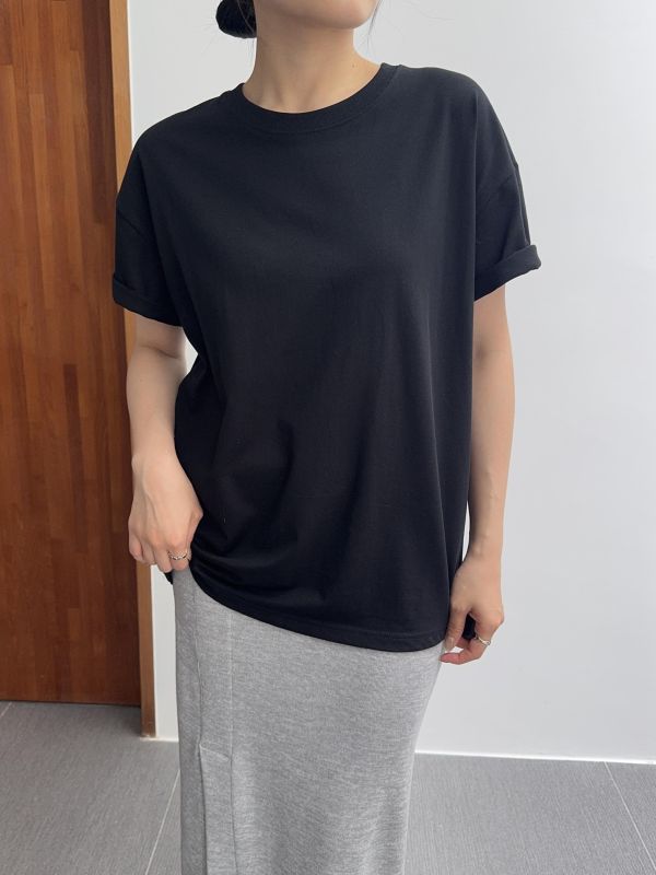 質感背面文字短T 