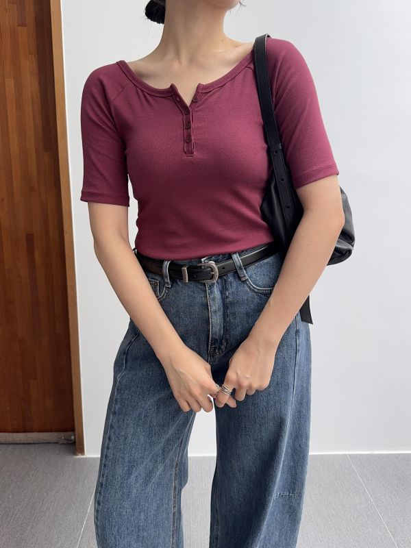 氣質兩穿舒服T 